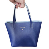 cartera tote bag azul marino luria 4ºc