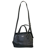 cartera negra cuero kate spade