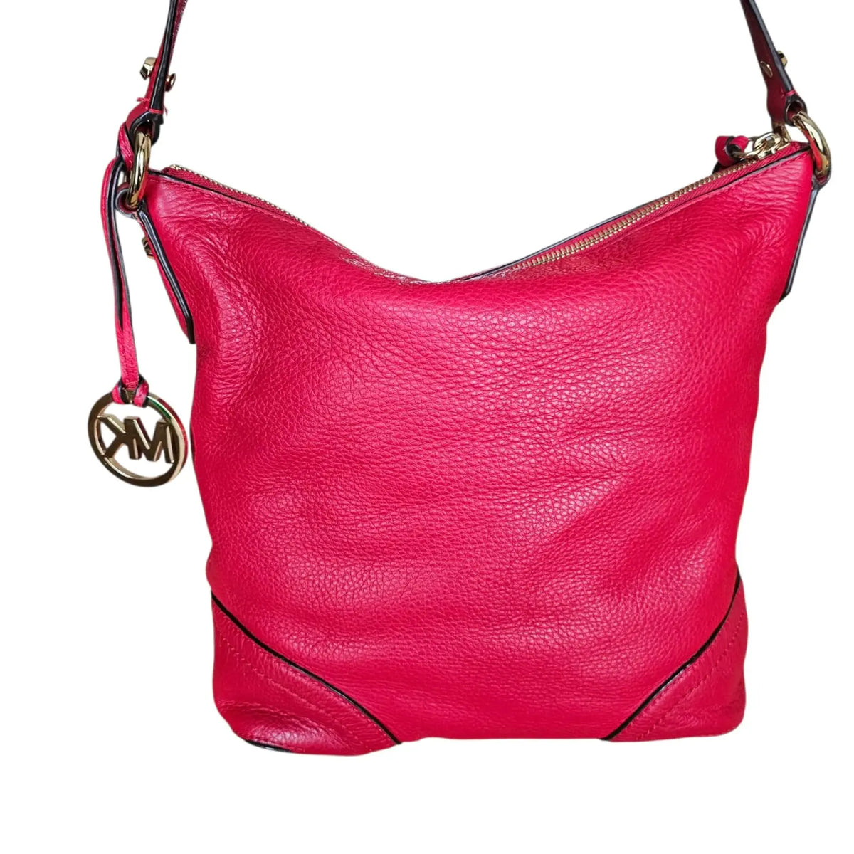 cartera de hombro roja michael kors