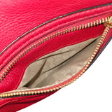 cartera de hombro roja michael kors
