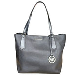 cartera grande tote cuero negro michael kors