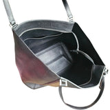 cartera grande tote cuero negro michael kors